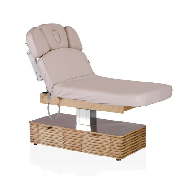 Массажный стол Mizomed NESS-C Salon-Oak электрический, стационарный, бежевый фотографии