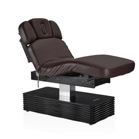 Массажный стол Mizomed NESS-C Salon-Walnut электрический, стационарный, шоколад фотографии