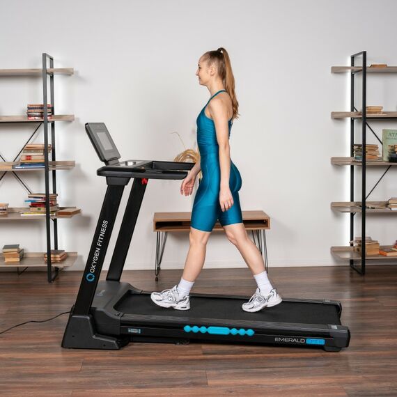Беговая дорожка Oxygen Fitness EMERALD TFT 10 домашняя фотографии