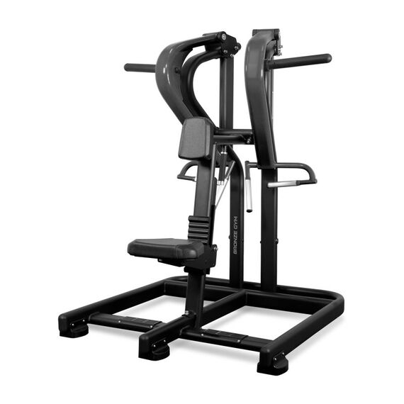 Тренажер для горизонтальной тяги BRONZE GYM PL-1702 черный фотографии