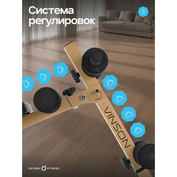 Скамья для пресса Oxygen Fitness VINSON изогнутая, домашняя фотографии