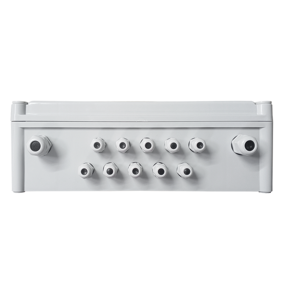 Источник питания ST ST-03/820 POE X (8/2G/120W/AB) AI PoE, AI VLAN, 8 х 10/100 Мбит/с, 2 UpLink х 10/100/1000 Мбит/с, 48 В (±10%), 15 Вт номинально на порт, 30 Вт максимально на порт, 120 Вт суммарно, PoE А+В, 24.0 Гбит/с, watchdog, Extend, пассивное охлаждение, пластик, от -45°С до +55°C, IP67, 380х280х130мм фотографии