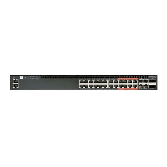 Коммутатор Edge-corE AS4610-30P 24-Port GE RJ45 port PoE+, last 8 ports Ultra-PoE, 960W PoE Bugdet, 4x10G SFP+, 2 port 20G QSFP+ for stacking, Broadcom Helix 4, Dual-core ARM Cortex A9 1GHz, dual 110-230VAC 600W hot-swappable PSUs, one fixed syste [4610-30P-O-AC-F/4610-30P-O-AC-Fv1] фотографии