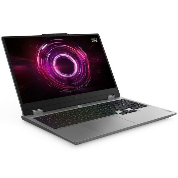 Ноутбук Lenovo LOQ 15AHP10 AMD Ryzen 5 220, 16Gb, SSD512Gb, RTX5050 8Gb (100W), 15.6", IPS, FHD, 1920x1080, 144Hz, NoOS, RJ-45, Luna Grey, 2.4kg [83JG003DPB] фотографии
