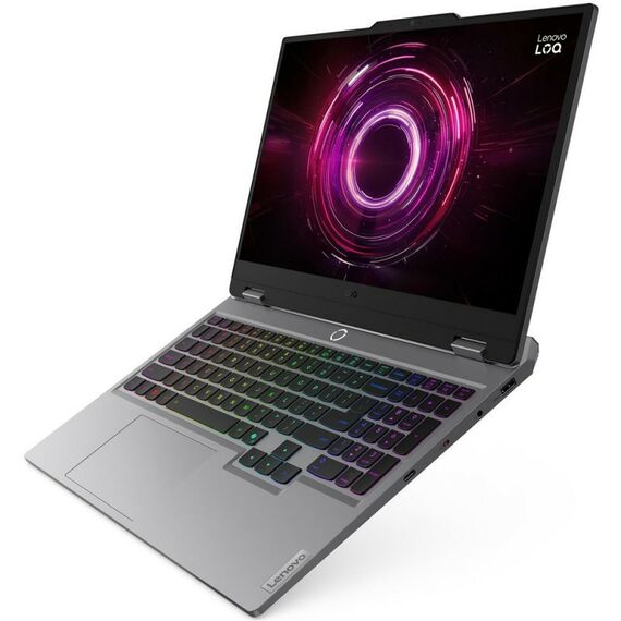 Ноутбук Lenovo LOQ 15AHP10 AMD Ryzen 5 220, 16Gb, SSD512Gb, RTX5050 8Gb (100W), 15.6", IPS, FHD, 1920x1080, 144Hz, NoOS, RJ-45, Luna Grey, 2.4kg [83JG003DPB] фотографии