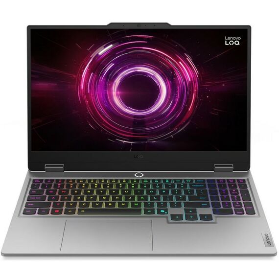 Ноутбук Lenovo LOQ 15AHP10 AMD Ryzen 5 220, 16Gb, SSD512Gb, RTX5050 8Gb (100W), 15.6", IPS, FHD, 1920x1080, 144Hz, NoOS, RJ-45, Luna Grey, 2.4kg [83JG003DPB] фотографии