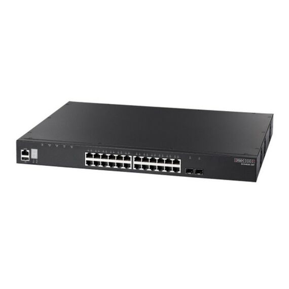 Коммутатор Edge-corE ECS4620-28T 24 x GE + 2 x 10G SFP+ ports + 1 x expansion slot (for dual 10G SFP+ ports) L3 Stackable Switch, w/ 1 x RJ45 console port, 1 x USB type A storage port, RPU connector, fan-less design, Stack up to 4 units фотографии