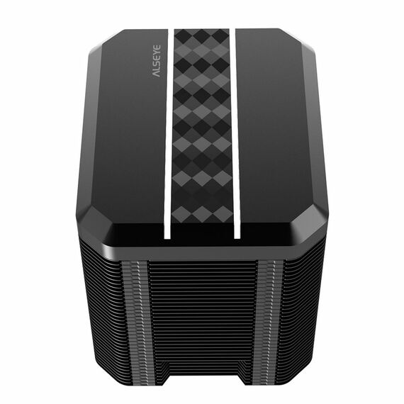 Кулер для процессора ALSEYE M90-B LGA1700/1200/115x, AMD AM4, высота 135мм, TDP 180W, 4x6мм тепловые трубки, вентилятор 90мм, 800~2400об/мин, PWM [AS.01.01.0062] фотографии