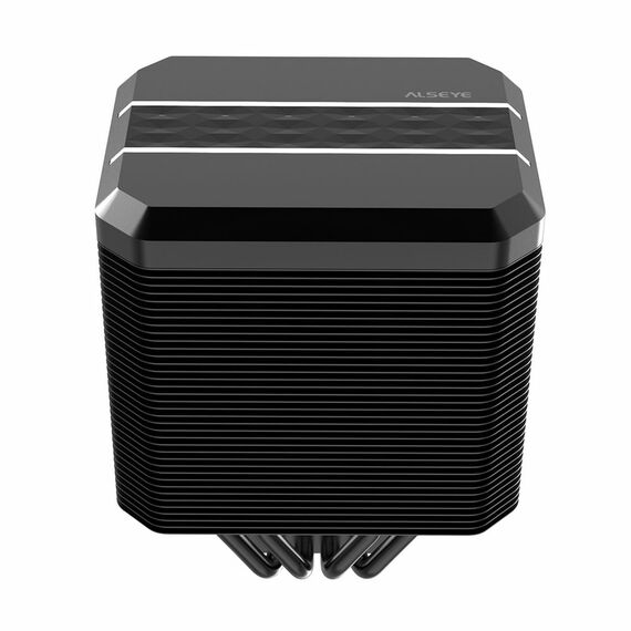 Кулер для процессора ALSEYE M90-B LGA1700/1200/115x, AMD AM4, высота 135мм, TDP 180W, 4x6мм тепловые трубки, вентилятор 90мм, 800~2400об/мин, PWM [AS.01.01.0062] фотографии