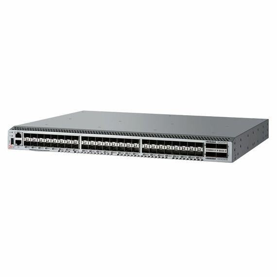 Коммутатор Brocade G620 64-port FC Switch 24-port licensed, included 24x 16Gb SWL SFP+ transceivers, 2x PS 250W, FOS 9.1.1, Port Side Exhaust Air Flow, Rail Kit (Рельсы) [BR-G620-24-16G-R] фотографии