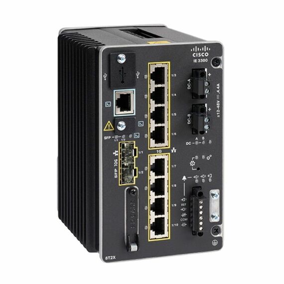 Коммутатор Cisco Catalyst IE-3300-8T2S-E with 8 GE Copper and 2 GE SFP, Modular, Network Essentials фотографии