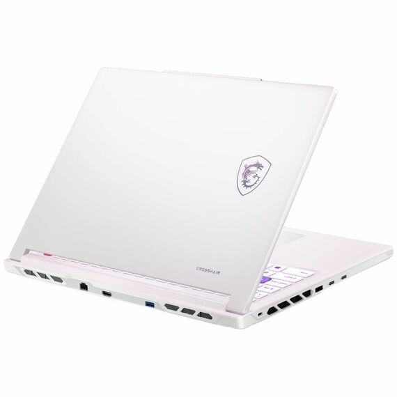 Ноутбук MSI Crosshair A16 HX MLG Edition E8WFK-090XRUY AMD Ryzen 9 8940HX/16Gb (2*8 D5)/SSD1Tb/RTX5060 8Gb (115W)/16"/IPS/WQXGA/2560x1600/240Hz/NoOS/RJ-45/White/2.3kg [9S7-265L54-090] фотографии