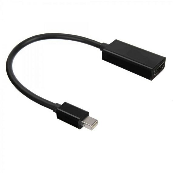 Кабель-адаптер ACD ACD-DAMHF-01B mDP-HDMI, Golden Plated, 20m/19f, Черный, 0.2м, (742569) фотографии