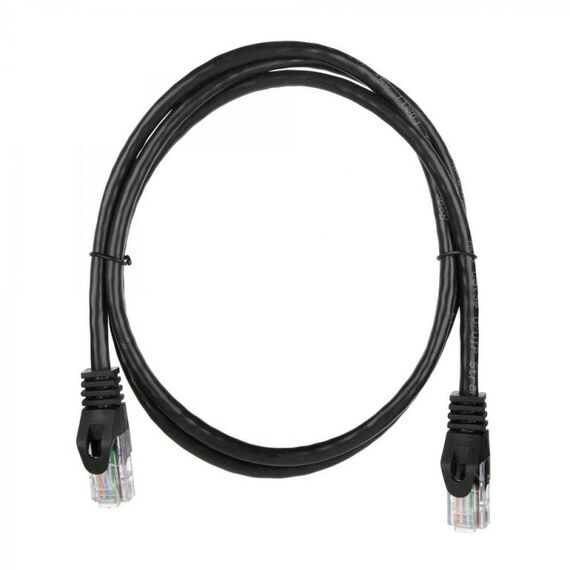 Патч-корд ACD ACD-LPU5C-10B Cat5e UTP 24AWG 4Pair, 7/0.18мм CU Черный, 1.0м фотографии
