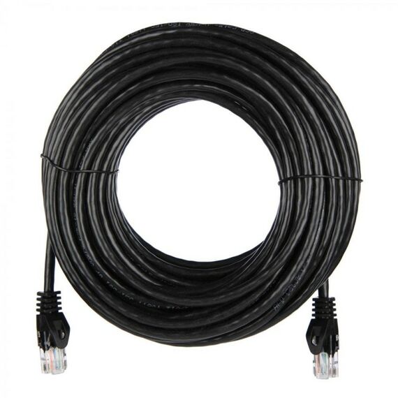 Патч-корд ACD ACD-LPU5C-15M Cat5e UTP 24AWG 4Pair, 7/0.18мм CU, черный, 15м фотографии