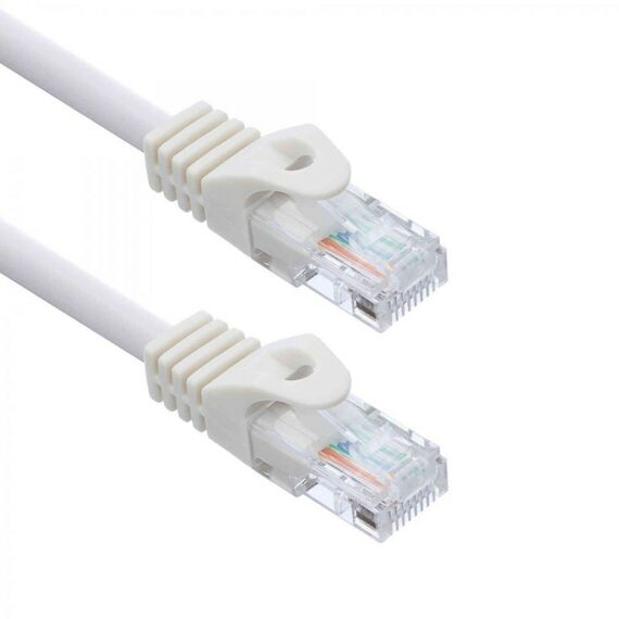 Патч-корд ACD ACD-LPU5C-15W Cat5e UTP 24AWG 4Pair, 7/0.18мм CU Белый, 1.5м фотографии