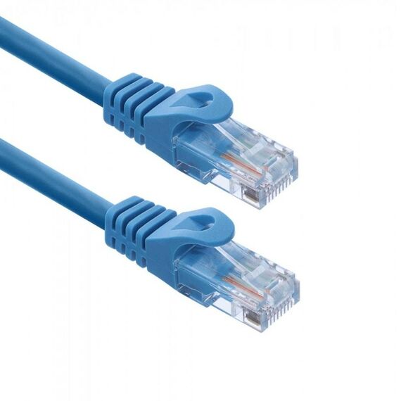 Патч-корд ACD ACD-LPU5E-10L Cat5e, UTP, 24AWG, 4Pair, 7/0.18мм CCA, синий, 1.0м фотографии