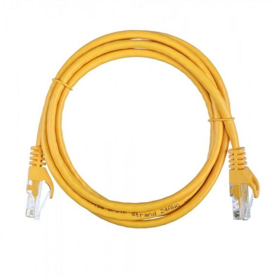 Патч-корд ACD ACD-LPU5E-15Y Cat5e UTP 24AWG 4Pair, 7/0.18мм CCA Желтый, 1.5м фотографии