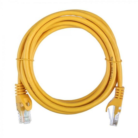 Патч-корд ACD ACD-LPU5E-20Y Cat5e UTP 24AWG 4Pair, 7/0.18мм CCA Желтый, 2.0м фотографии