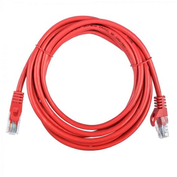 Патч-корд ACD ACD-LPU5E-50R Cat5e UTP 24AWG 4Pair, 7/0.18мм CCA Красный, 5.0м фотографии