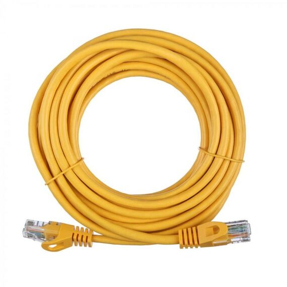 Патч-корд ACD ACD-LPU5E-50Y Cat5e UTP 24AWG 4Pair, 7/0.18мм CCA Желтый, 5.0м фотографии