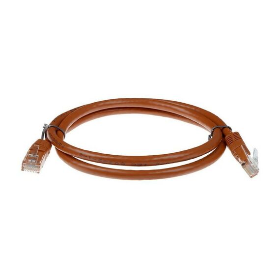 Патч-корд ACD ACD-LPU6Z-15N Cat6, UTP, 26AWG, 4Pair, CU, LSZH, Коричневый, 1.5м фотографии