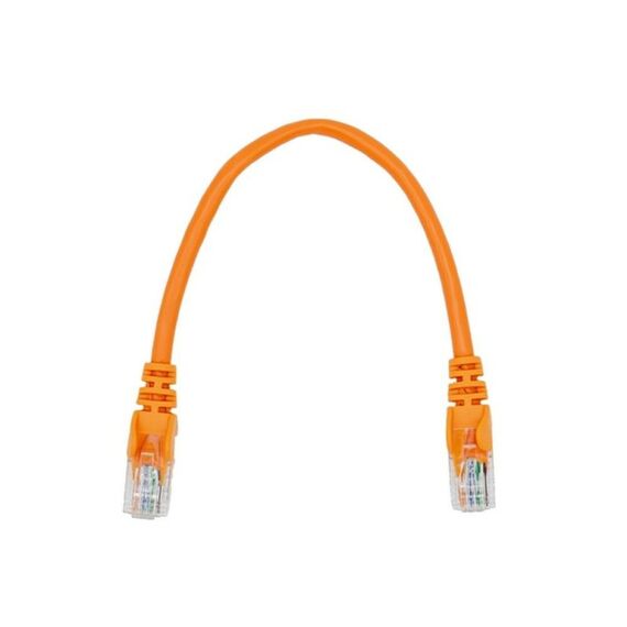 Патч-корд ACD ACD-LPU6Z-5DO Cat6, UTP, 26AWG, 4Pair, CU, LSZH, Оранжевый, 0,5м фотографии