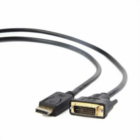 Кабель DisplayPort-DVI Cablexpert CC-DPM-DVIM-3M 20M/25M, 3.0м, черный, экран, пакет фотографии
