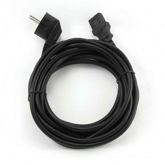 Кабель питания Cablexpert PC-186-1-10M 10м, Schuko- C13, Сечение провода 3x1кв.мм, черный, с заземлением, пакет фотографии