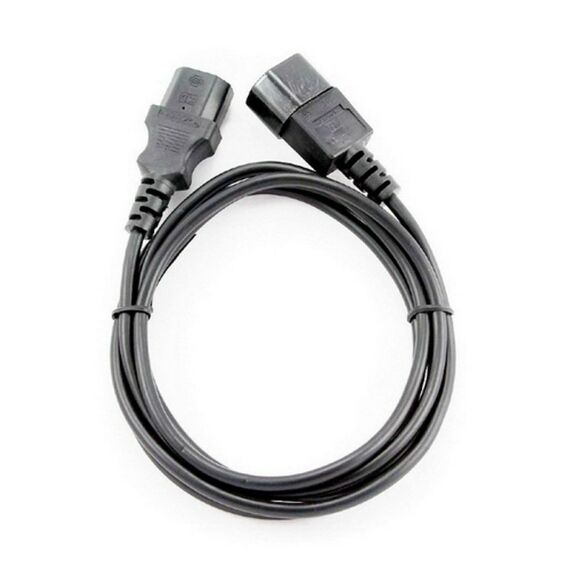 Кабель питания сист.блок-монитор Cablexpert PC-189-1-5M 5м, C13-C14, Сечение провода 3x1кв.мм., черный, с заземлением фотографии