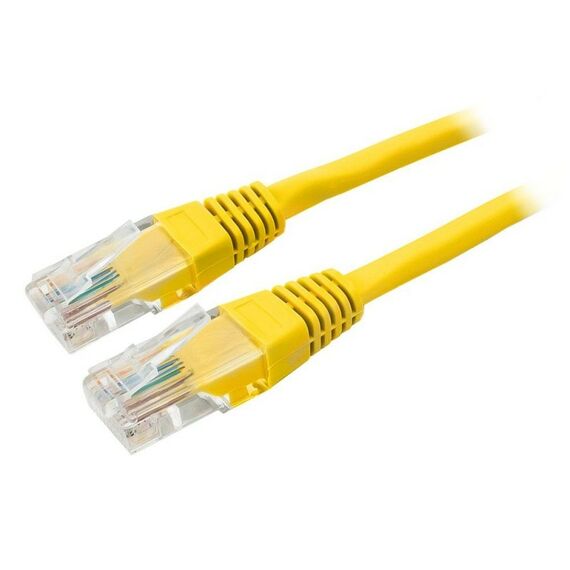 Патч-корд Cablexpert PP10-5M/Y медный, UTP, кат.5e, 5м, литой, многожильный, жёлтый фотографии