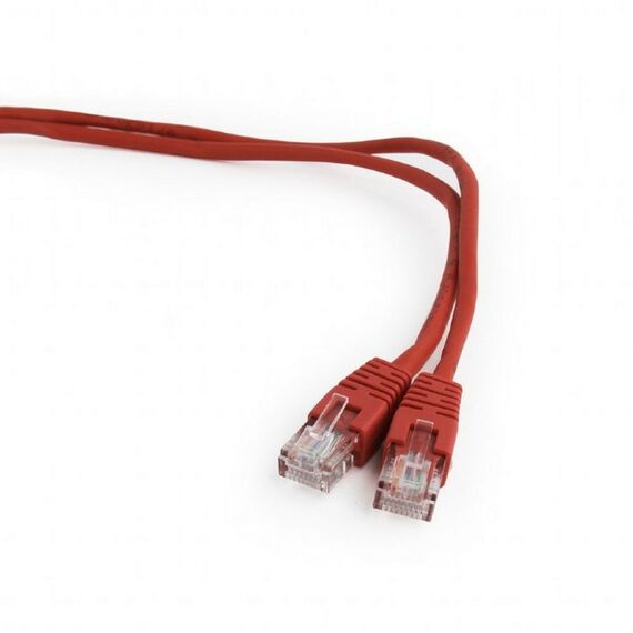 Патч-корд Cablexpert PP12-1.5M/R UTP, кат.5e, 1.5м, литой, многожильный, красный фотографии