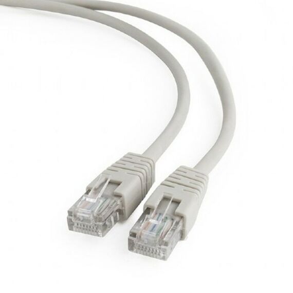 Патч-корд Cablexpert PP12-1M UTP, кат.5e, 1м, литой, многожильный, серый фотографии