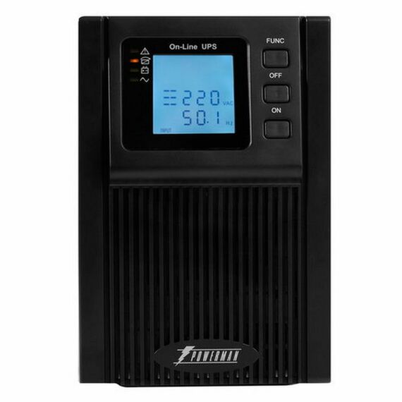 Источник бесперебойного питания PowerMAN Online 2000 Plus UPS 2000VA ONL2K Plus>LCD, ComPort, USB, защита телефонной  линии/RJ45, без АКБ фотографии