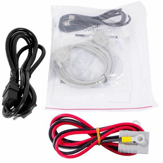 Источник бесперебойного питания PowerMAN Online 2000 Plus UPS 2000VA ONL2K Plus>LCD, ComPort, USB, защита телефонной  линии/RJ45, без АКБ фотографии