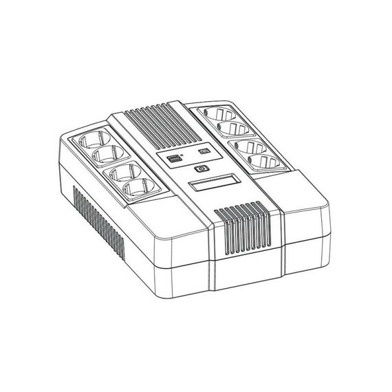 Источник бесперебойного питания PowerMAN UPS Brick 650 PLUS [6188709] фотографии