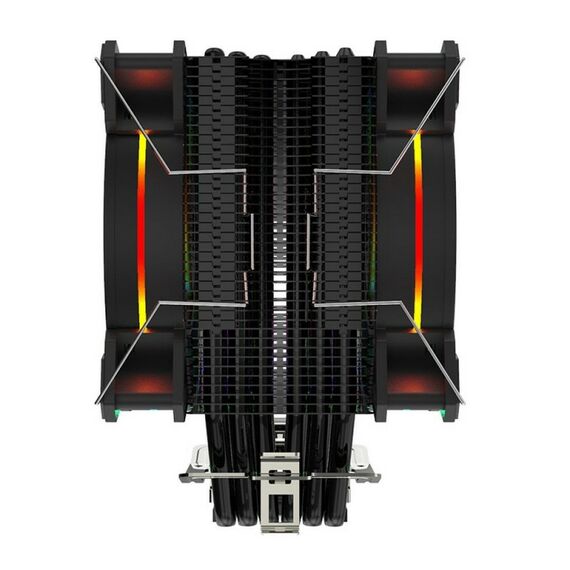Вентилятор ALSEYE H120D Universal TDP 200W, Heat Pipe:6mm*6pcs, 800-2000RPM, 11.6-35.3dB(A), RGB, RTL [AS.01.02.0009] фотографии