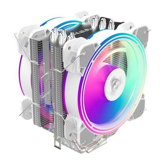 Вентилятор ALSEYE H120D white, TDP: 200W, Product Dimensions:123x154x106mm, Heatsink Dimensions:154x123x58mm, Heatsink Weight:518g, Heat Pipe:O6mmx6pcs, Fan Dimensions:120x120x25mm, (875842) [AS.01.02.0018] фотографии