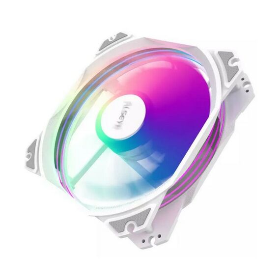 Вентилятор ALSEYE M120-PWA 120mm в корпус, 800-1700rpm, 31-66CFM, 19.4-33.8dBA, AURA RGB, PWM + 3pin Aura, RTL [AS.04.01.0072] фотографии