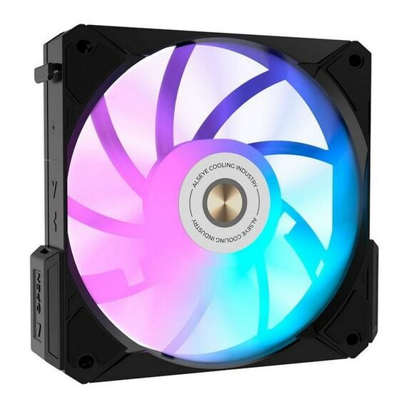 Вентилятор ALSEYE i12B black, Dimensions: 120 x 120 x 25mm, Voltage: DC 12V, Current: 0.25A±10%, Fan Speed : 800-1800±10%, Max. Air Flow: 31.18-73.92CFM, Max. Air Pressure: 0.56-2.1mmH20, Max. Noise: 20-33.2dBA, FDB Bearing, Life Expectancy : 70,000 hours [AS.04.09.0006] фотографии