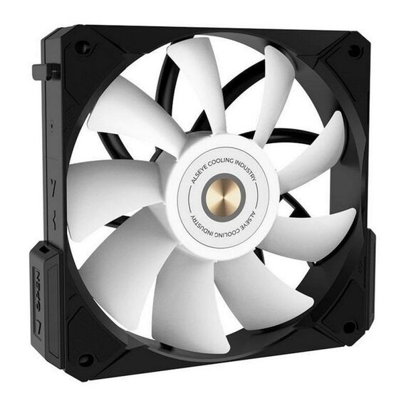 Вентилятор ALSEYE i12B black, Dimensions: 120 x 120 x 25mm, Voltage: DC 12V, Current: 0.25A±10%, Fan Speed : 800-1800±10%, Max. Air Flow: 31.18-73.92CFM, Max. Air Pressure: 0.56-2.1mmH20, Max. Noise: 20-33.2dBA, FDB Bearing, Life Expectancy : 70,000 hours [AS.04.09.0006] фотографии