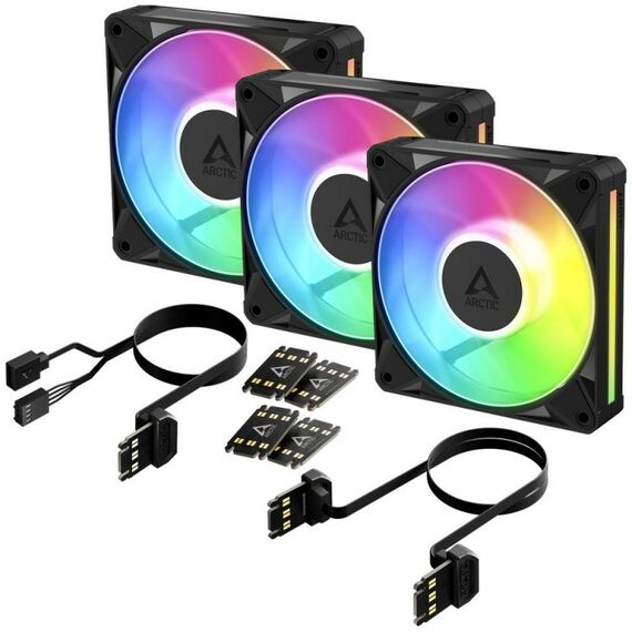 Вентилятор корпусной Arctic Cooling BioniX P12 A-RGB 3 Pack [ACFAN00337A] фотографии