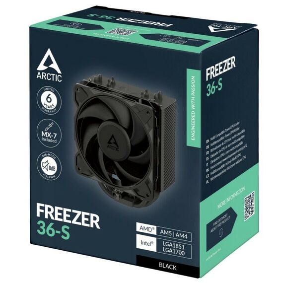 Вентилятор для процессора Arctic Cooling Freezer 36 S Black [ACFRE00196A] фотографии
