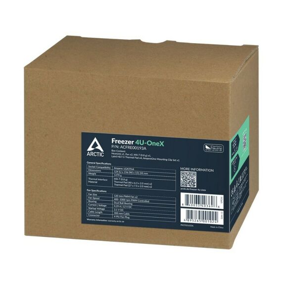 Вентилятор для процессора Arctic Cooling Freezer 4U-OneX Retail, Intel Socket LGA5964 [ACFRE00193A] фотографии