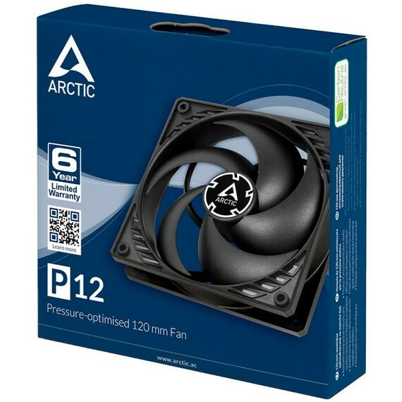 Вентилятор корпусной Arctic Cooling P12 (black/black) retail [ACFAN00118A] фотографии