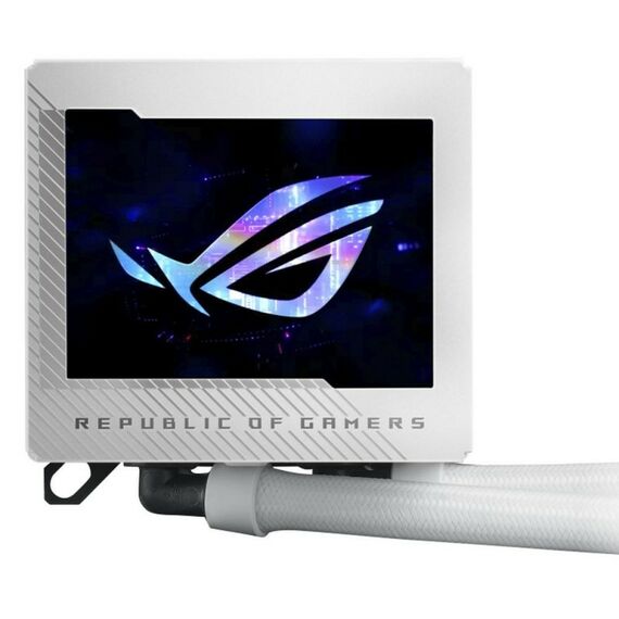 Жидкостная система охлаждения Asus ROG RYUJIN III 240 ARGB WHT AIO COOLER, ASETEK, EMMA, ARGB [90RC00K2-M0UAY0] фотографии