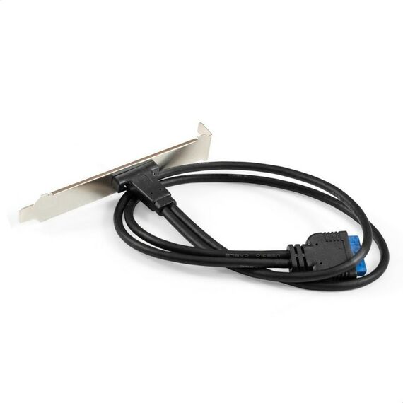 Планка портов Exegate BrctUSB3-1C в корпус, Type-C, USB 3.2 Gen1 20pin (IDC 20pin F) --> USB 3.2 Gen1 Type-Cf, кабель 30см [EX298296RUS] фотографии