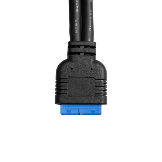 Планка портов Exegate BrctUSB3-1C в корпус, Type-C, USB 3.2 Gen1 20pin (IDC 20pin F) --> USB 3.2 Gen1 Type-Cf, кабель 30см [EX298296RUS] фотографии