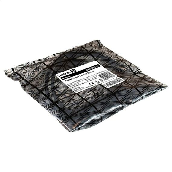 Планка портов Exegate BrctUSB3-1C в корпус, Type-C, USB 3.2 Gen1 20pin (IDC 20pin F) --> USB 3.2 Gen1 Type-Cf, кабель 30см [EX298296RUS] фотографии