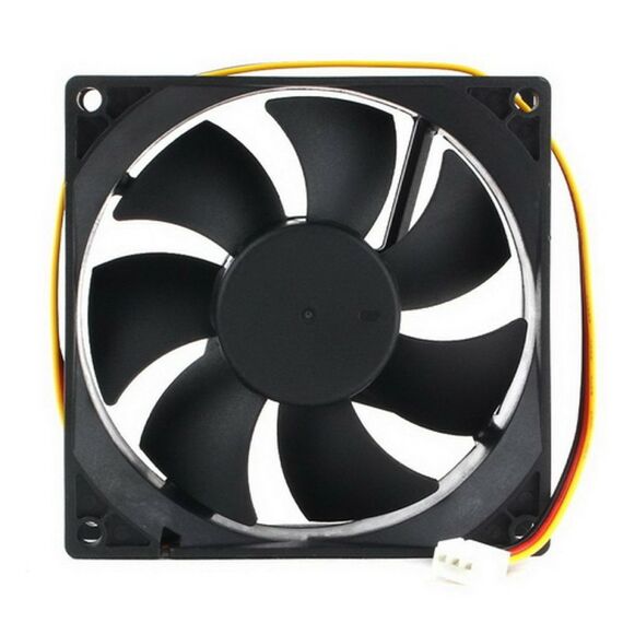 Вентилятор в корпус Gembird D9225HM-3 92x92x25, гидродинамический, 3 pin, провод 30 см {150} фотографии
